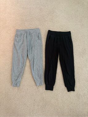 Women’s Cozy Jogger Pants - Gray & Black